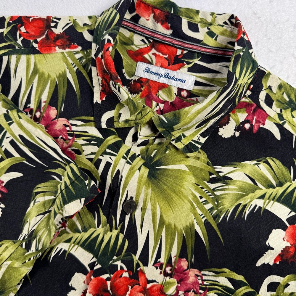 Tommy Bahama Men’s M Canopy Coast Silk Camp Shirt
